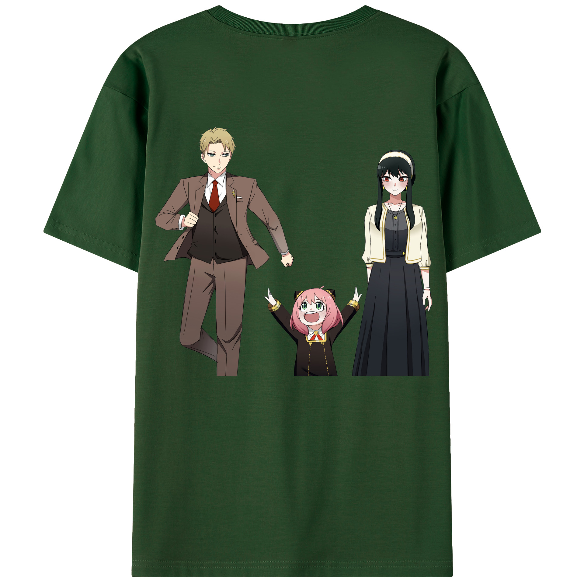 （画像用） SPY×FAMILY间谍家家酒 綿100％半袖Tシャツ（背面プリント）